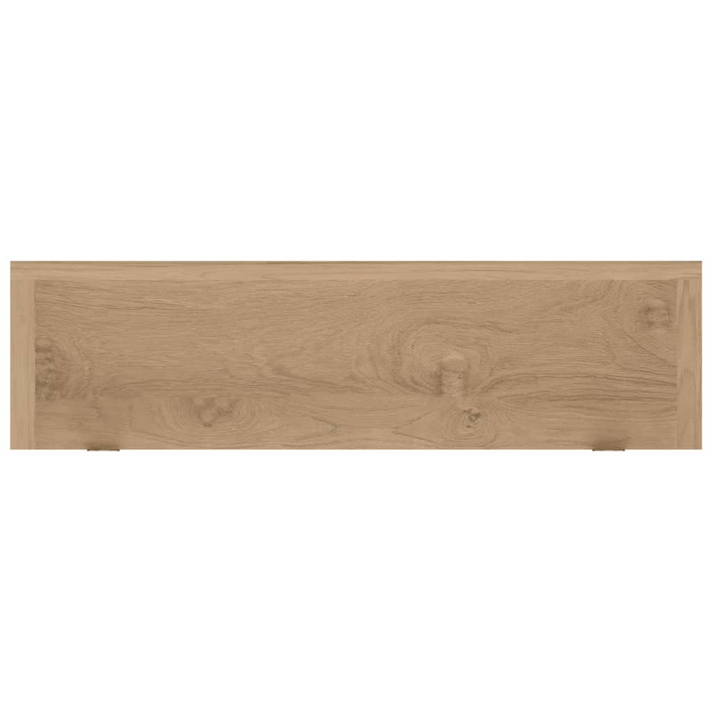 vidaXL Rafturi de perete, 2 buc., 90x15x4 cm, lemn masiv de tec vidaXL Rafturi de perete, 2 buc., 90x15x4 cm, lemn masiv de tec