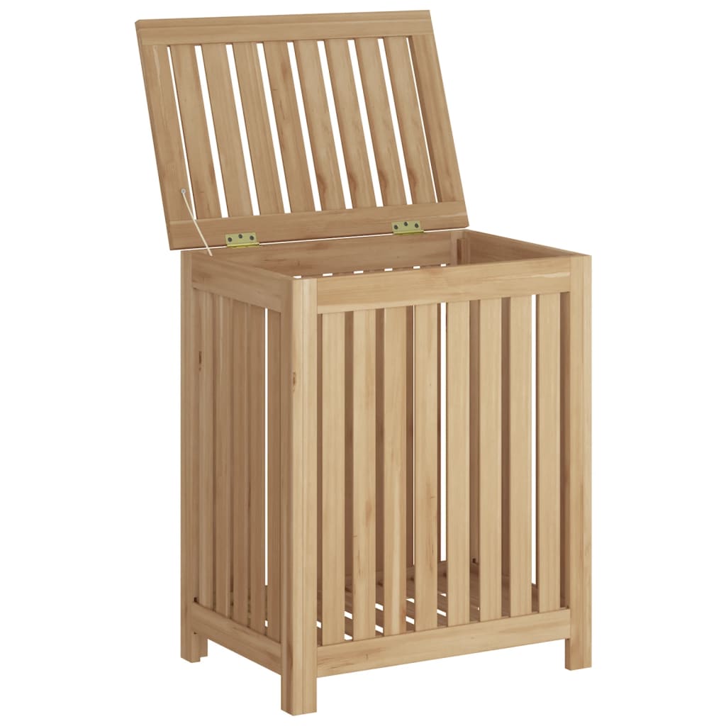 vidaXL Coș de rufe, 50x35x60 cm, lemn masiv de tec vidaXL Coș de rufe, 50x35x60 cm, lemn masiv de tec