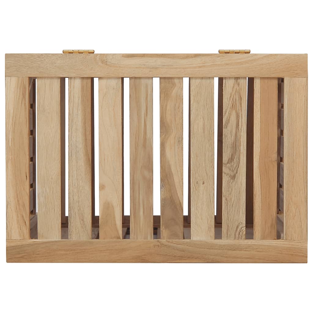 vidaXL Coș de rufe, 50x35x60 cm, lemn masiv de tec vidaXL Coș de rufe, 50x35x60 cm, lemn masiv de tec