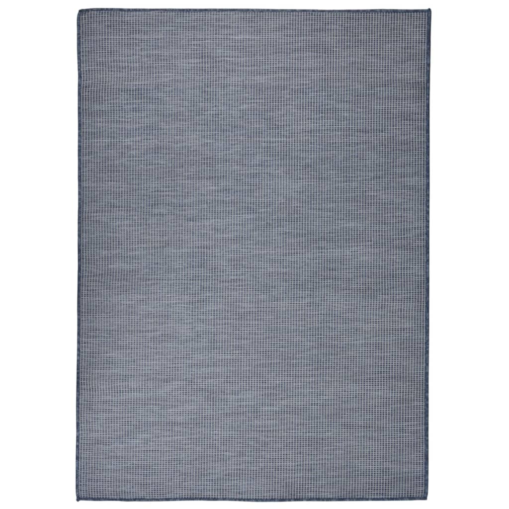 vidaXL Covor de exterior, albastru, 200x280 cm, țesătură plată vidaXL Covor de exterior, albastru, 200x280 cm, țesătură plată