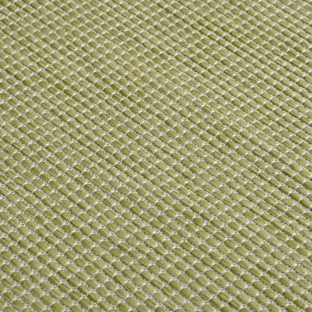 vidaXL Covor de exterior, verde, 200x280 cm, țesătură plată vidaXL Covor de exterior, verde, 200x280 cm, țesătură plată