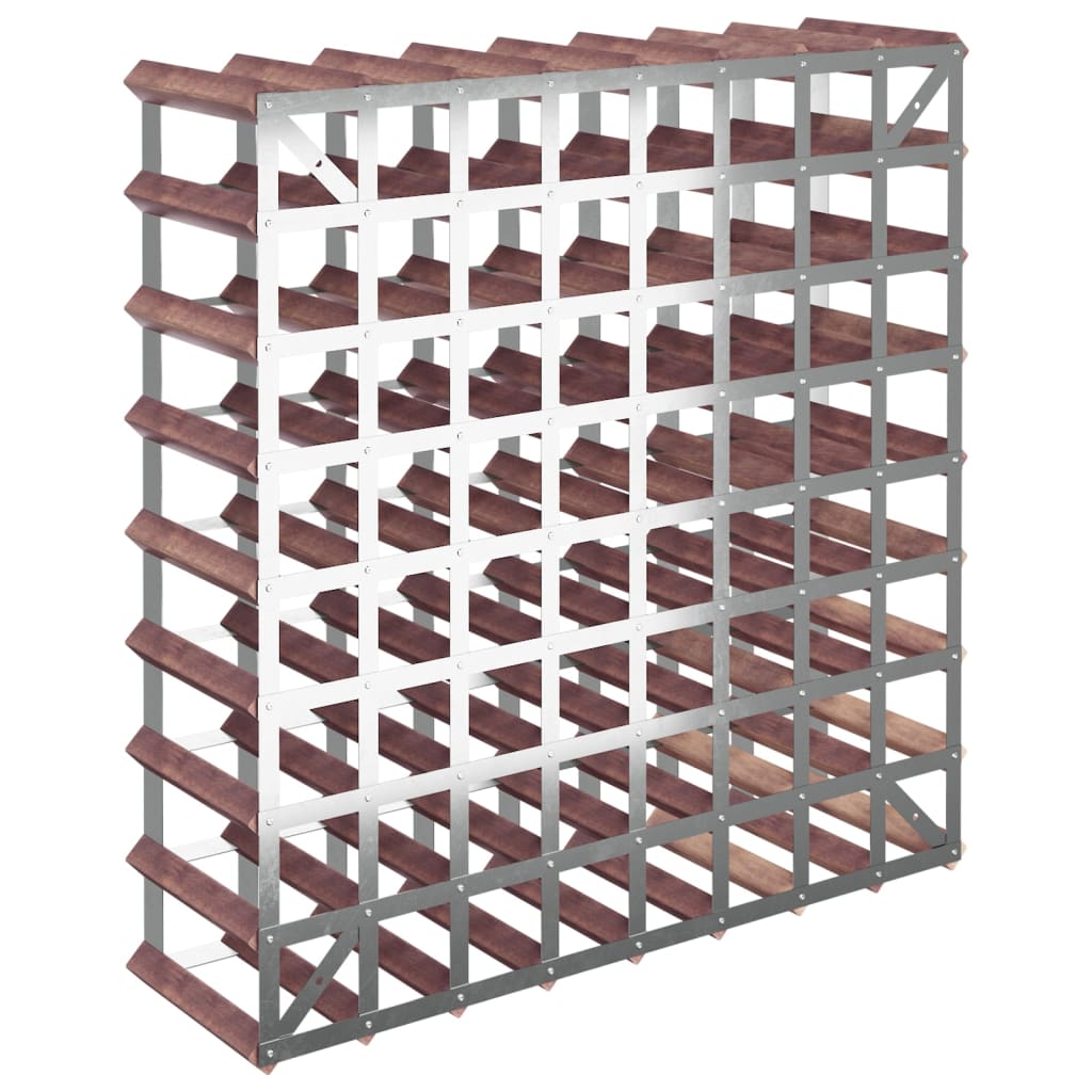 vidaXL Suport sticle de vin, 72 sticle, maro, lemn masiv de pin vidaXL Suport sticle de vin, 72 sticle, maro, lemn masiv de pin
