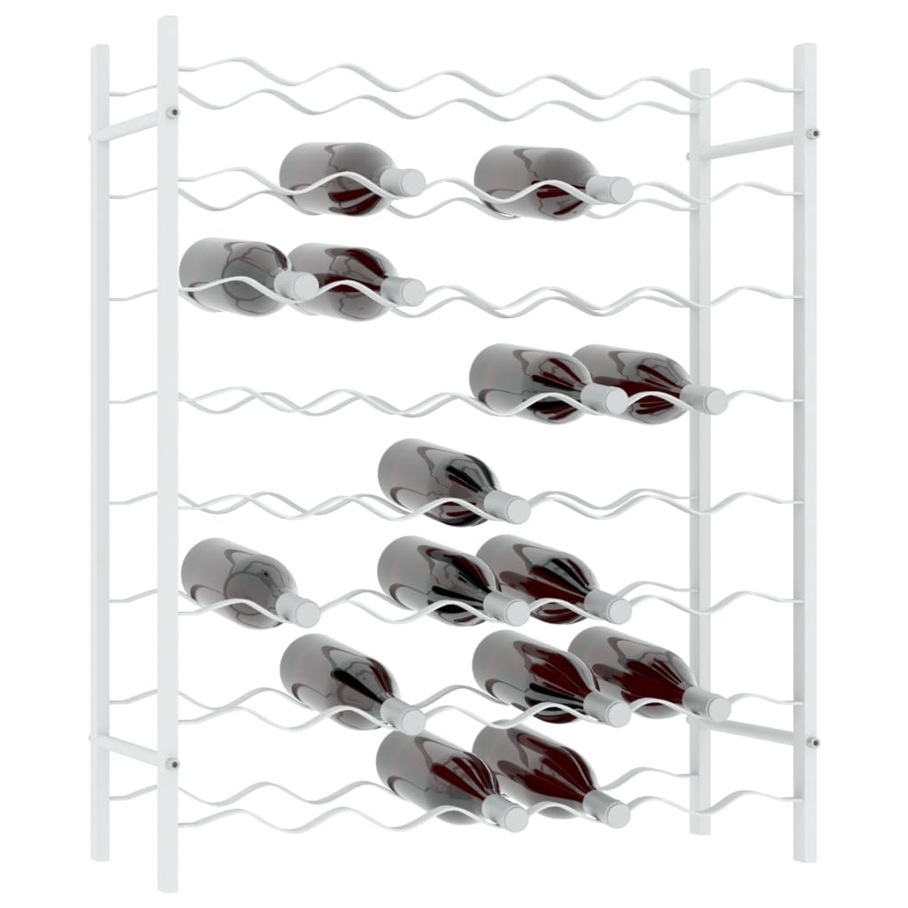vidaXL Suport sticle de vin, 48 sticle, metal