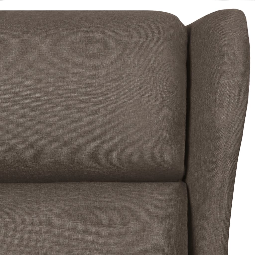 vidaXL Fotoliu rabatabil, maro, material textil