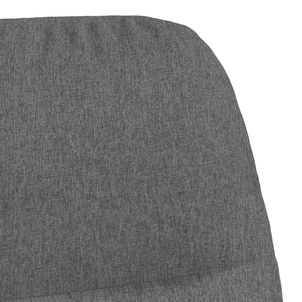 vidaXL Scaun de relaxare, gri deschis, material textil