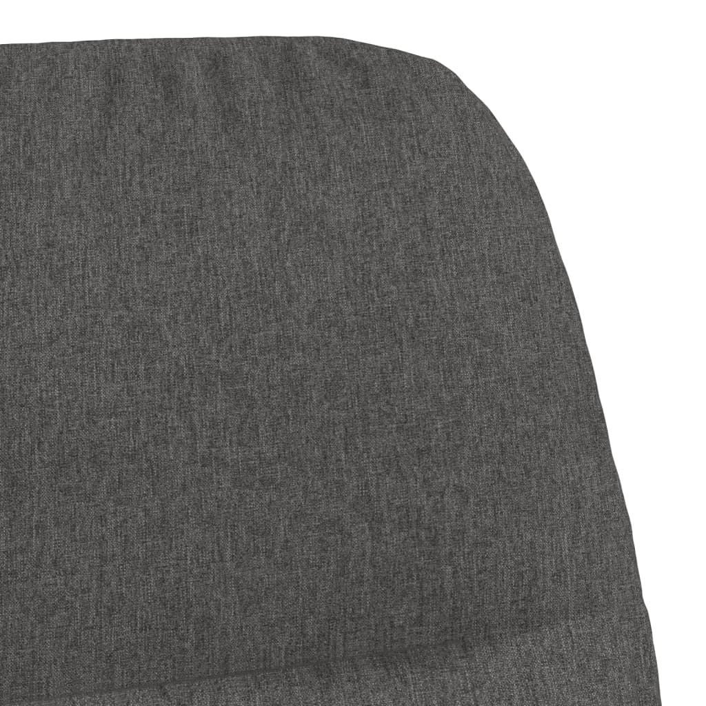 vidaXL Scaun de relaxare, gri închis, material textil