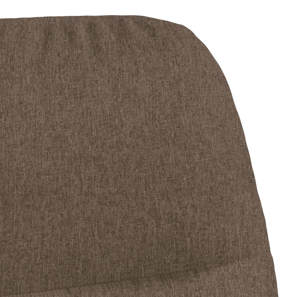 vidaXL Scaun de relaxare, gri taupe, material textil