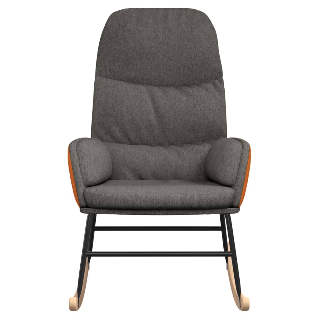 vidaXL Scaun balansoar, gri închis, material textil vidaXL Scaun balansoar, gri închis, material textil