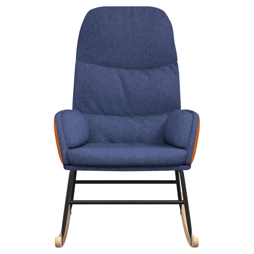 vidaXL Scaun balansoar, albastru, material textil vidaXL Scaun balansoar, albastru, material textil