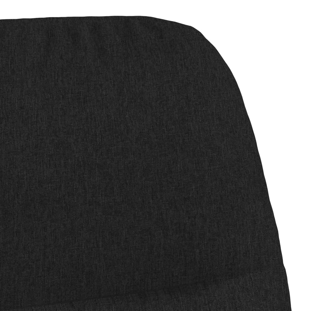 vidaXL Scaun balansoar, negru, material textil vidaXL Scaun balansoar, negru, material textil