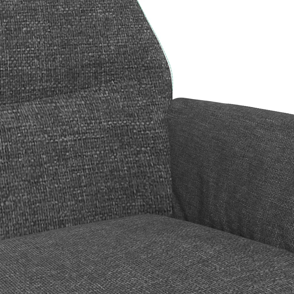 vidaXL Scaun de relaxare, gri închis, material textil