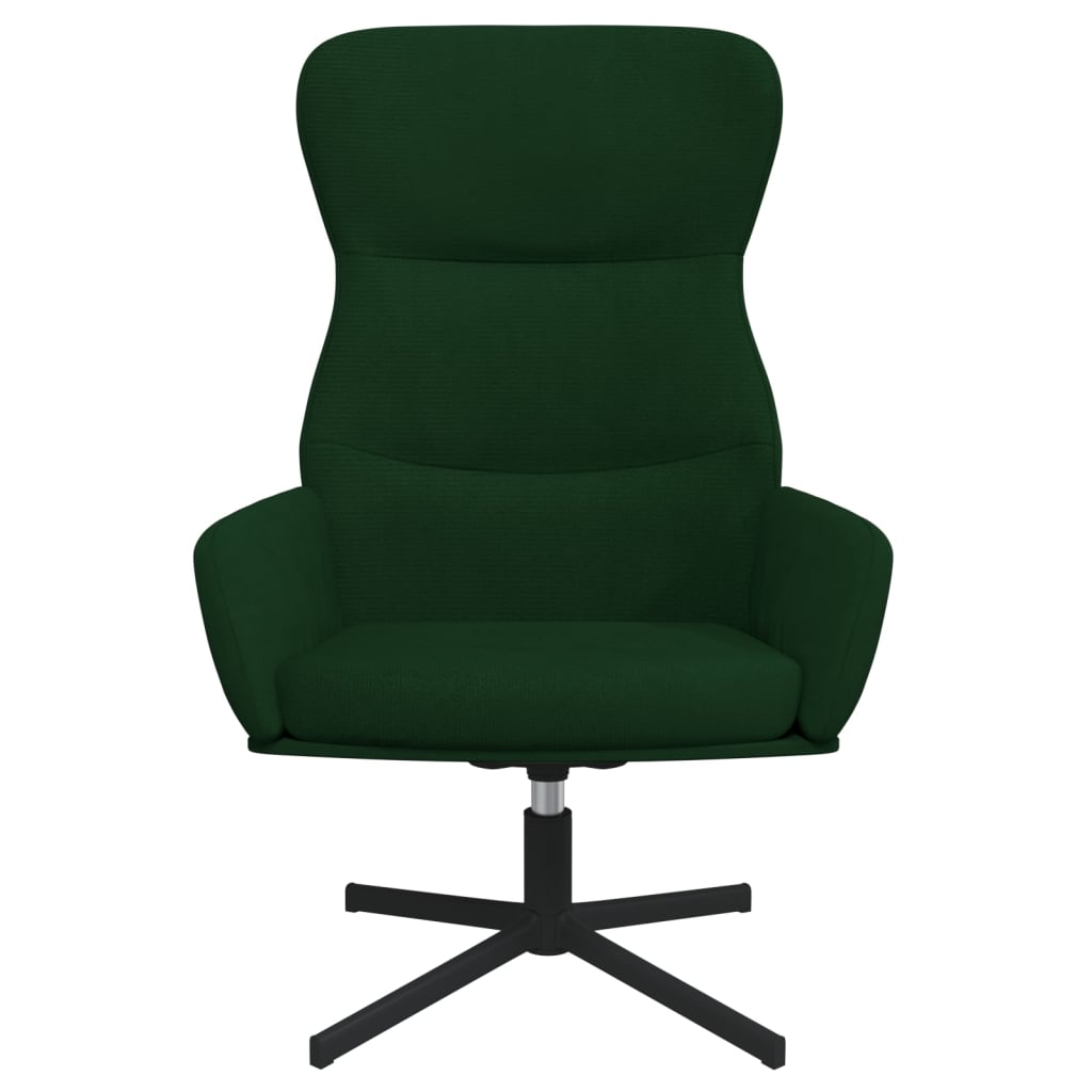 vidaXL Scaun de relaxare, verde închis, catifea vidaXL Scaun de relaxare, verde închis, catifea
