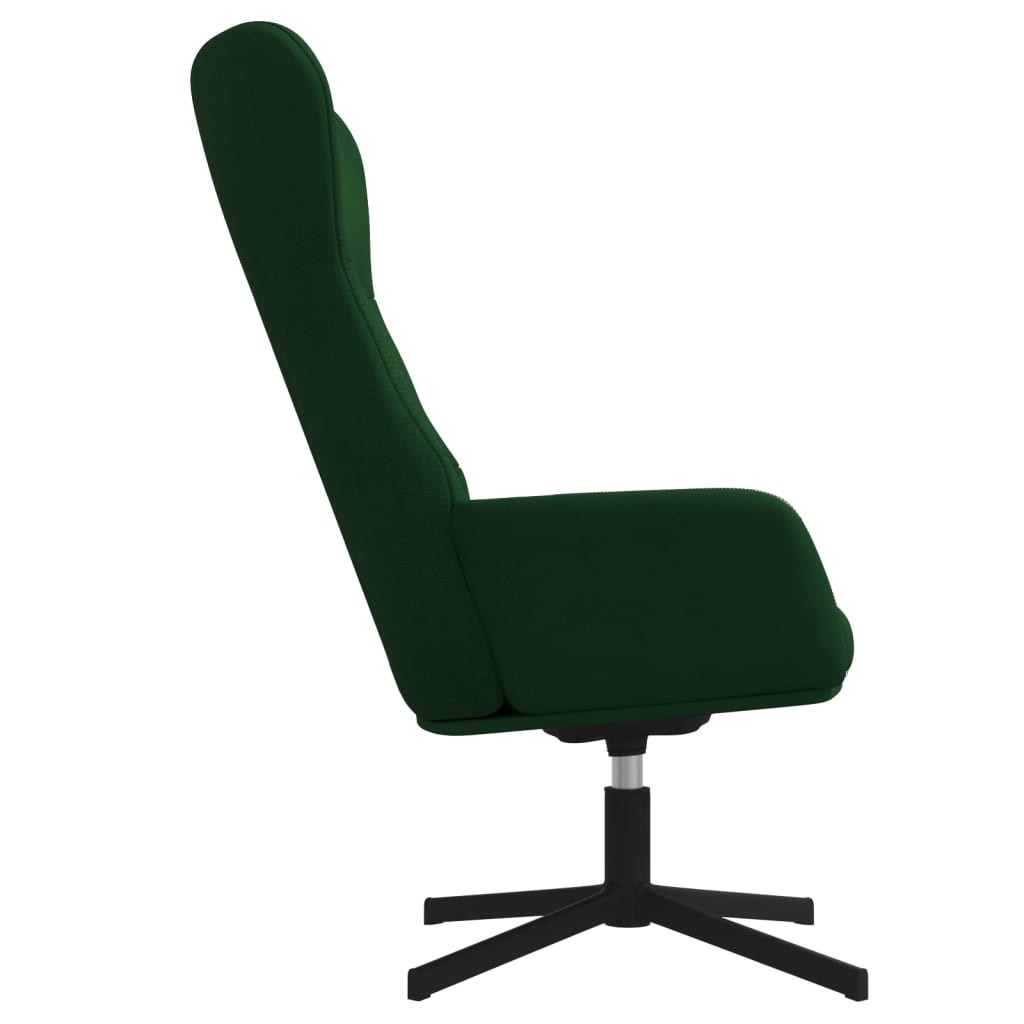 vidaXL Scaun de relaxare, verde închis, catifea vidaXL Scaun de relaxare, verde închis, catifea