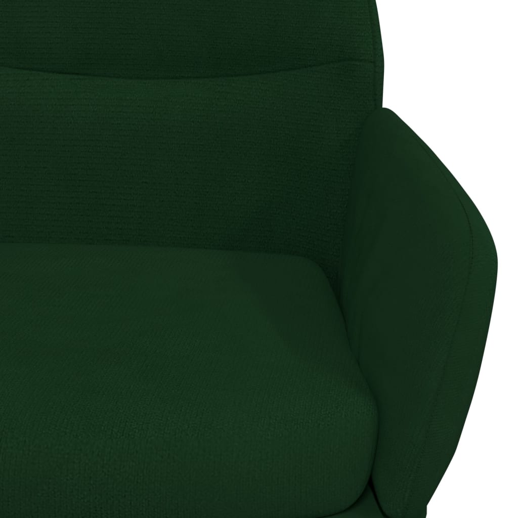 vidaXL Scaun de relaxare, verde închis, catifea vidaXL Scaun de relaxare, verde închis, catifea