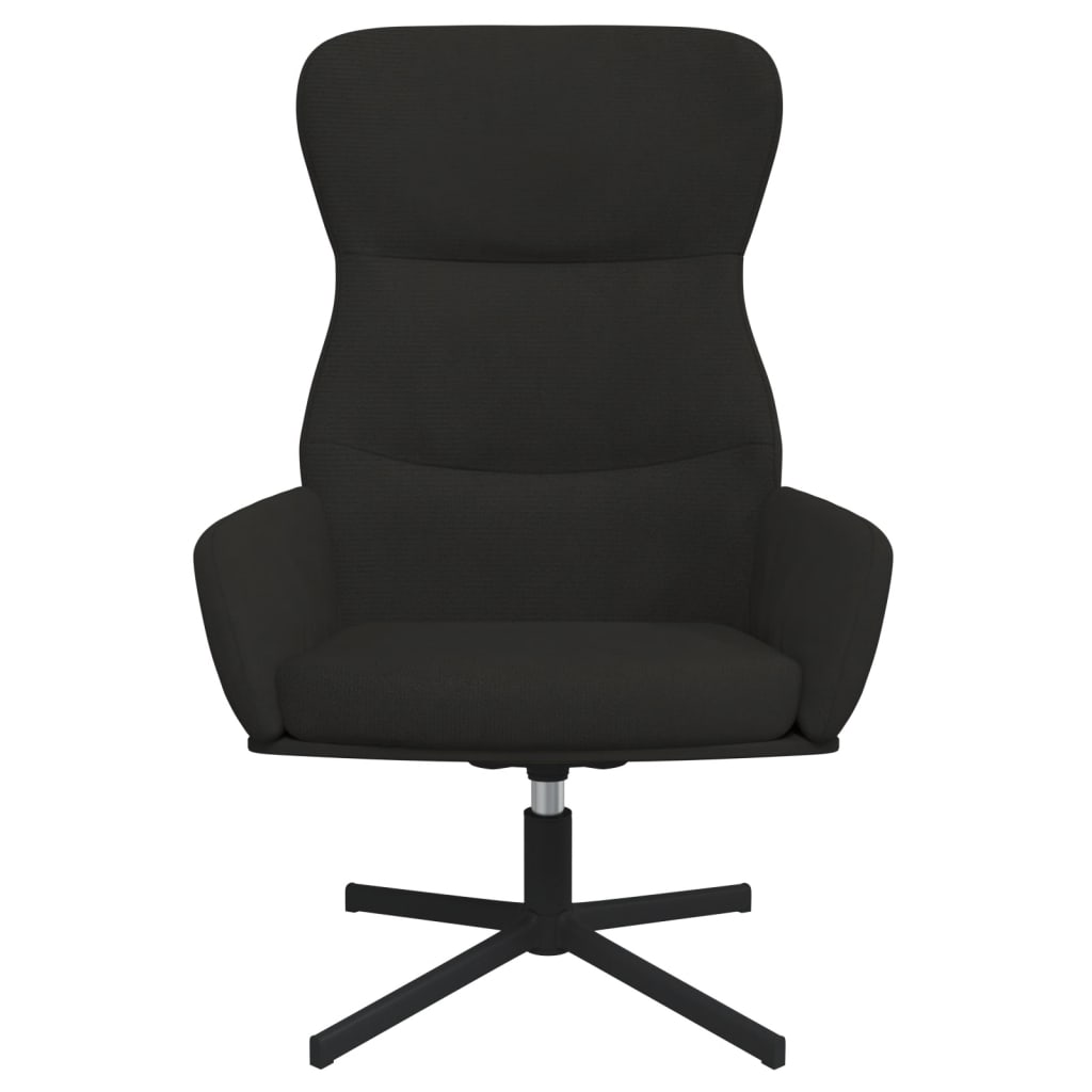 vidaXL Scaun de relaxare, negru, catifea vidaXL Scaun de relaxare, negru, catifea