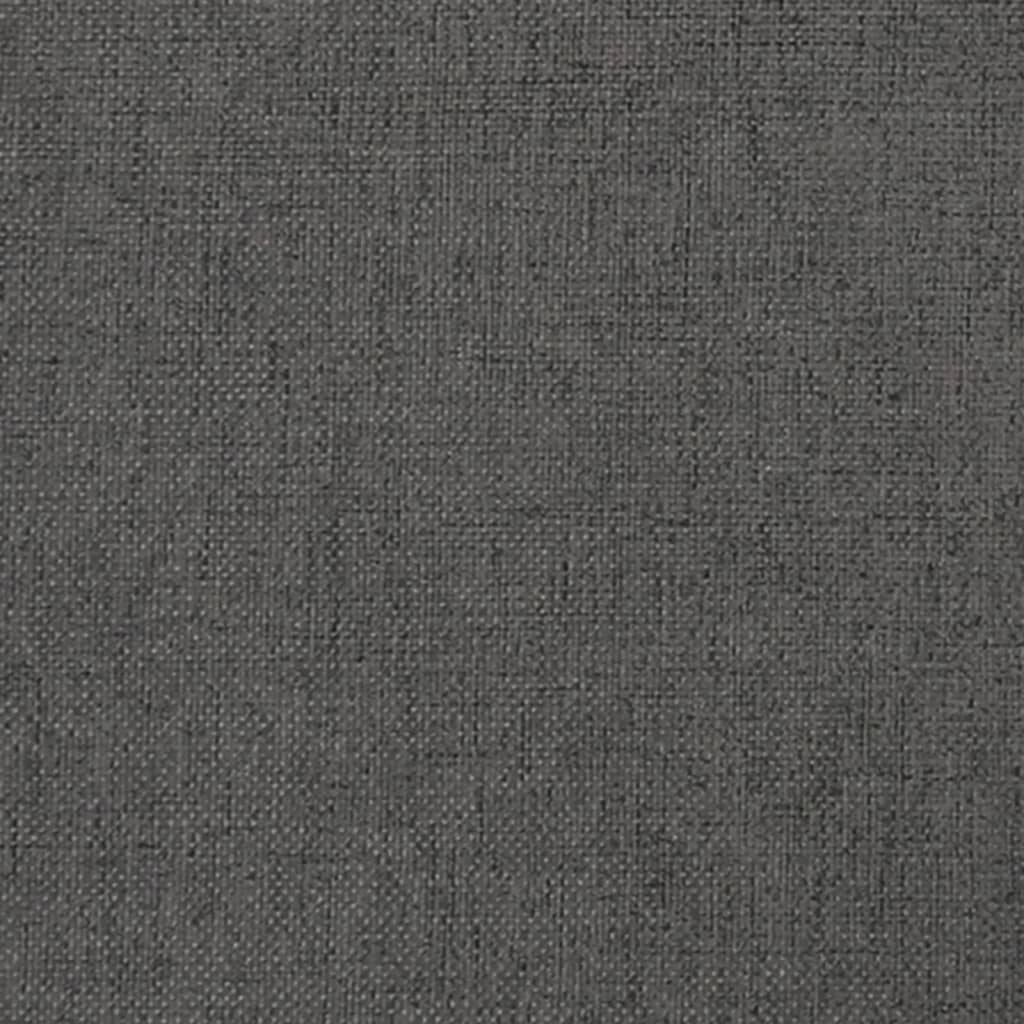 vidaXL Scaun de relaxare, gri închis, material textil