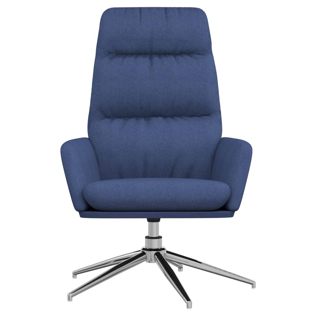 vidaXL Scaun de relaxare, albastru, material textil