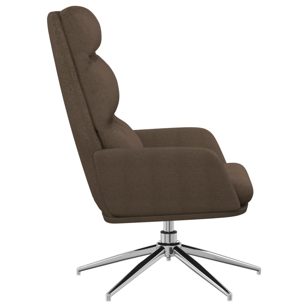 vidaXL Scaun de relaxare, gri taupe, material textil