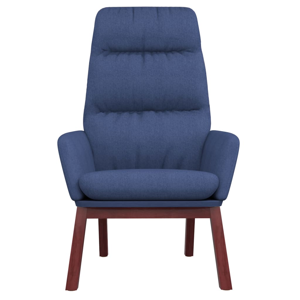 vidaXL Scaun de relaxare, albastru, material textil