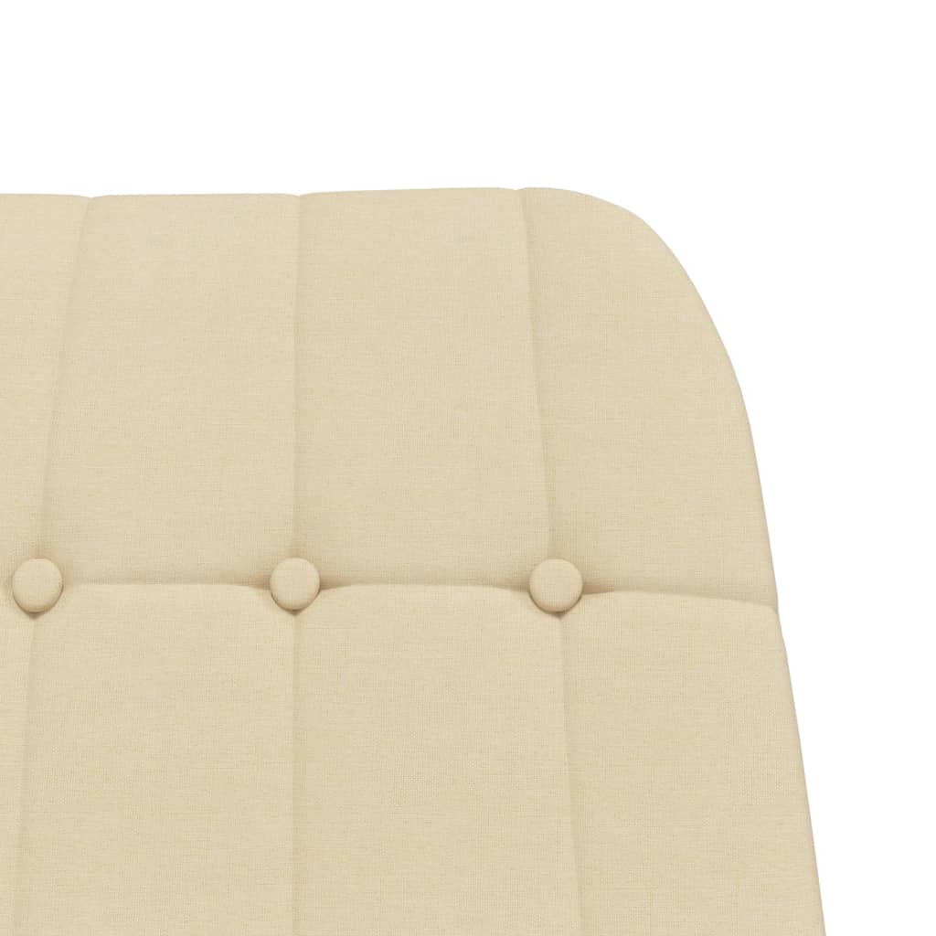 vidaXL Scaun balansoar, crem, material textil vidaXL Scaun balansoar, crem, material textil