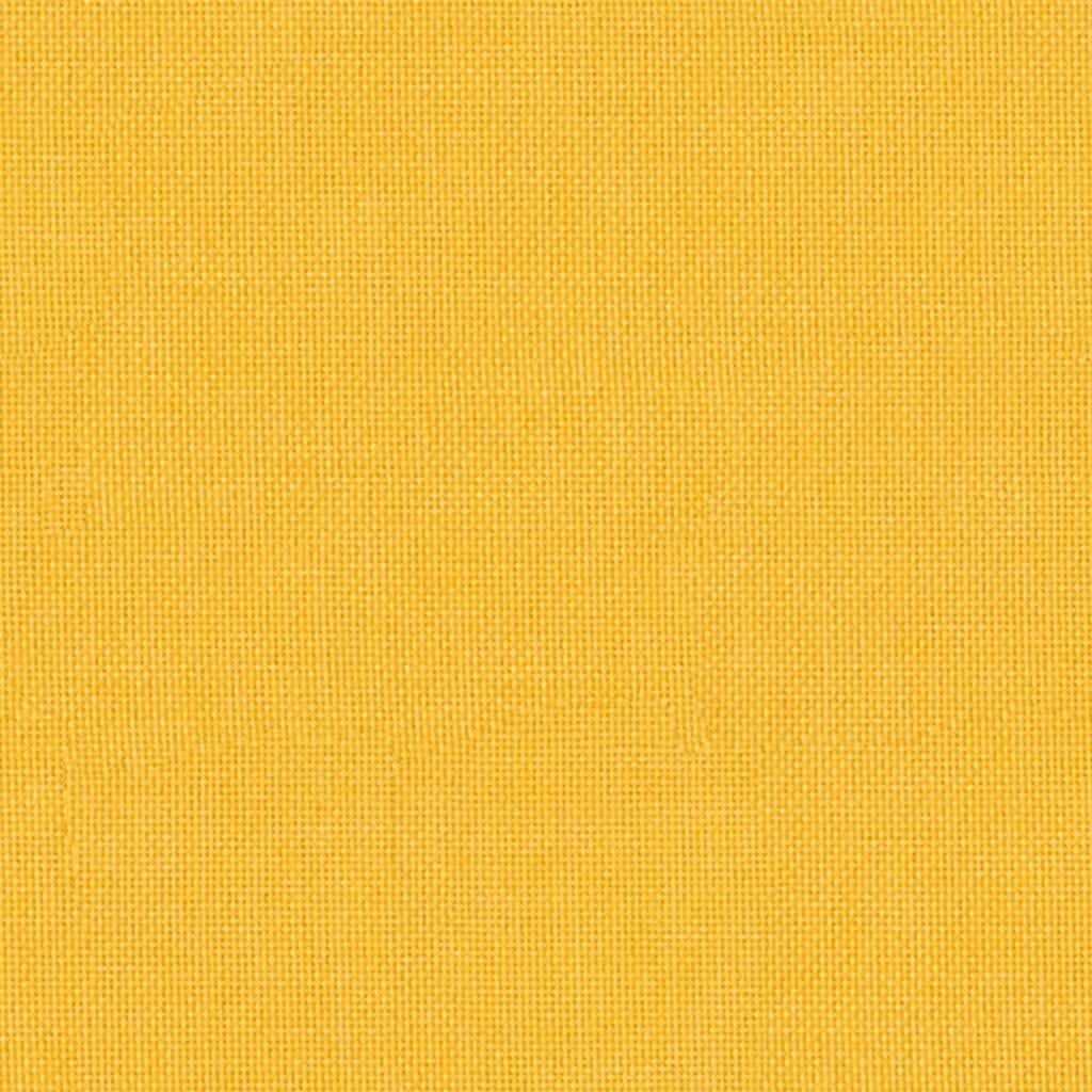 vidaXL Scaun balansoar, galben muștar, material textil