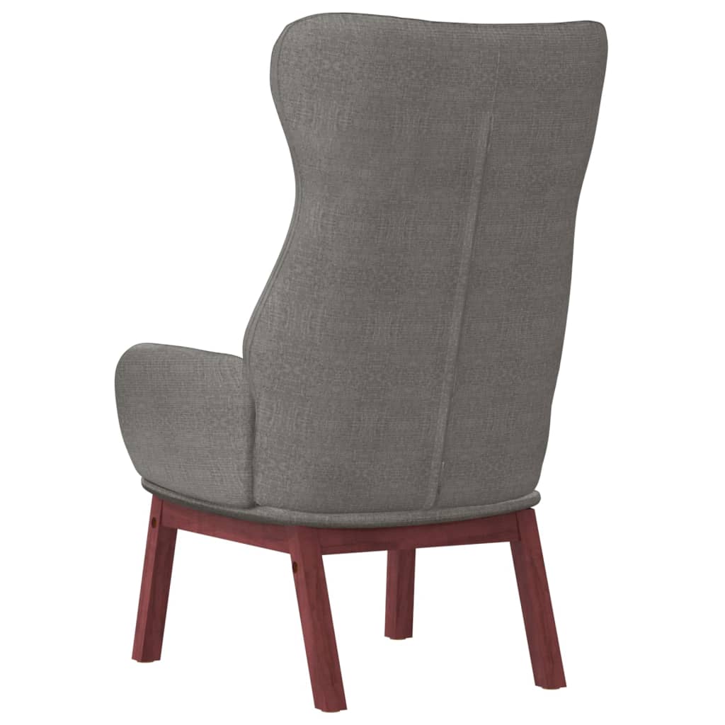 vidaXL Scaun de relaxare, gri deschis, material textil