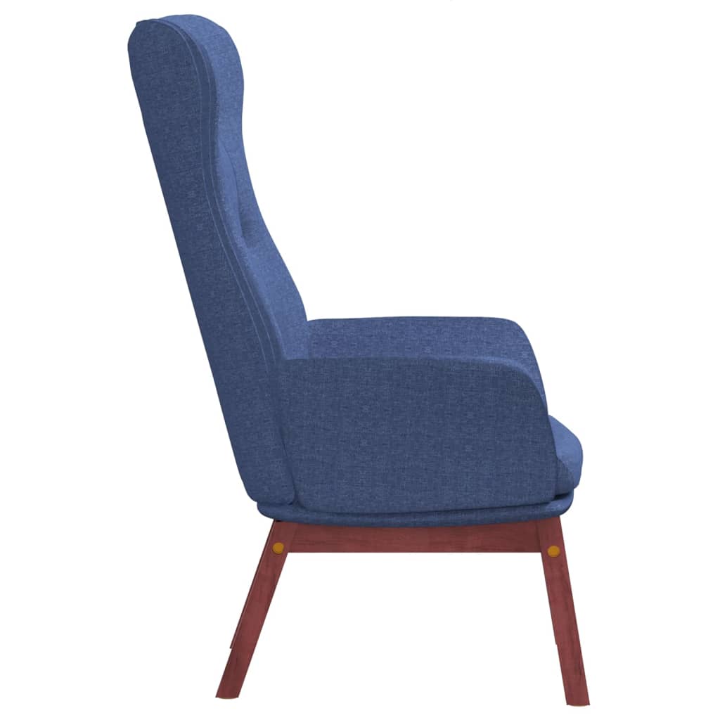 vidaXL Scaun de relaxare, albastru, material textil