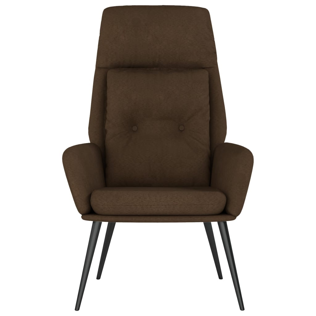 vidaXL Scaun de relaxare, maro, piele întoarsă artificială
