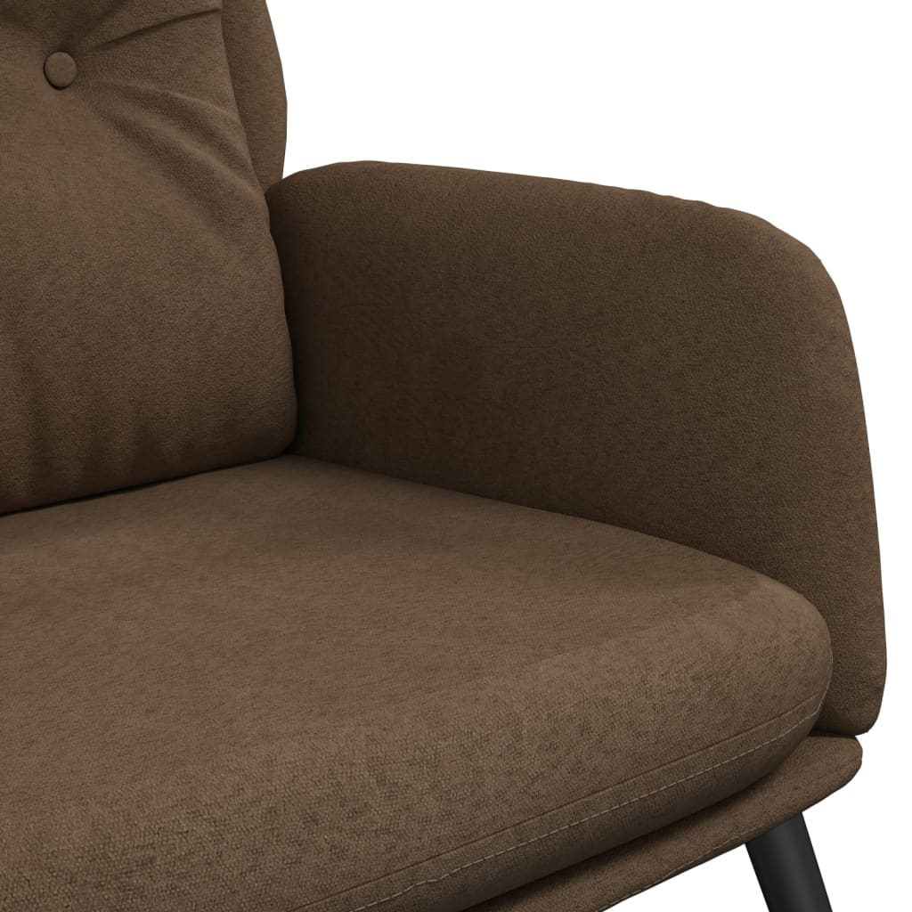 vidaXL Scaun de relaxare, maro, piele întoarsă artificială