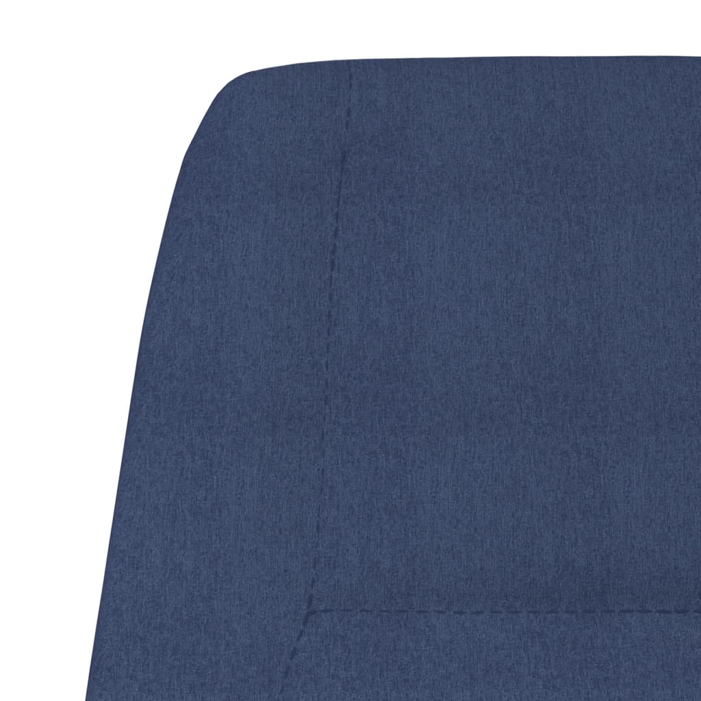 vidaXL Scaun de relaxare, albastru, material textil