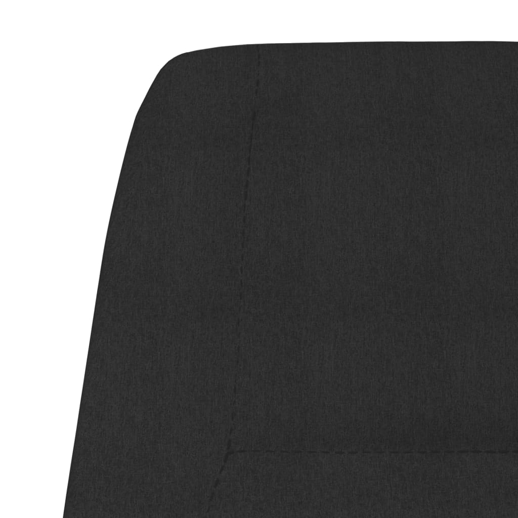 vidaXL Scaun de relaxare, negru, material textil vidaXL Scaun de relaxare, negru, material textil