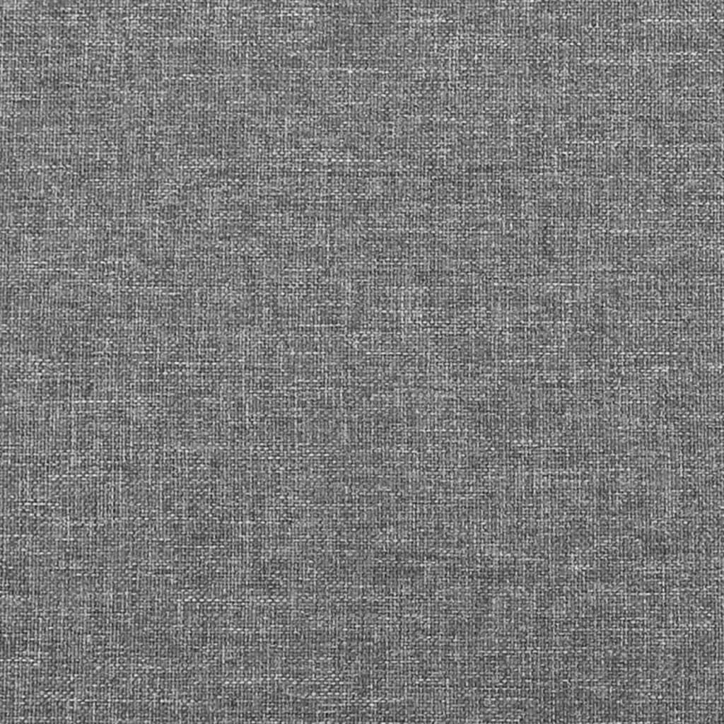 vidaXL Scaun de relaxare, gri deschis, material textil