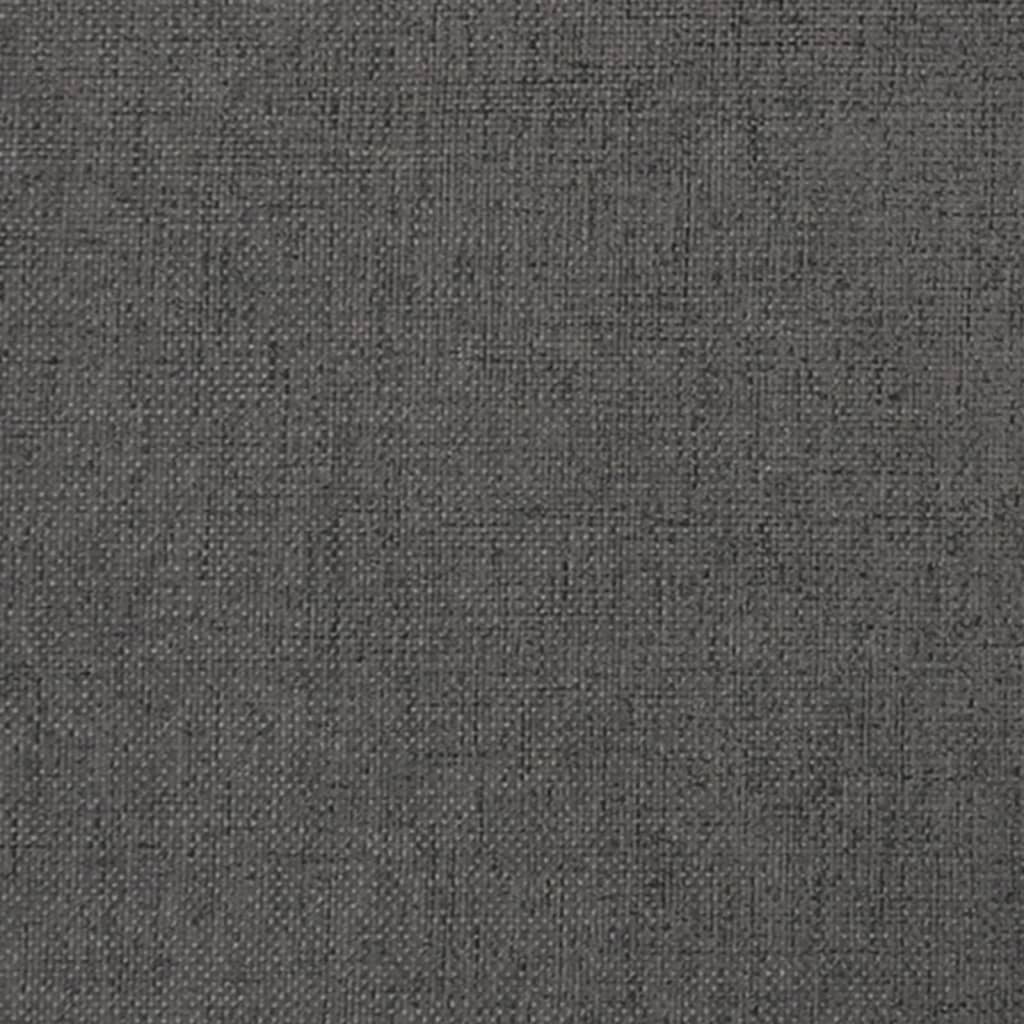 vidaXL Taburet, gri închis, 45x29,5x35 cm, material textil vidaXL Taburet, gri închis, 45x29,5x35 cm, material textil