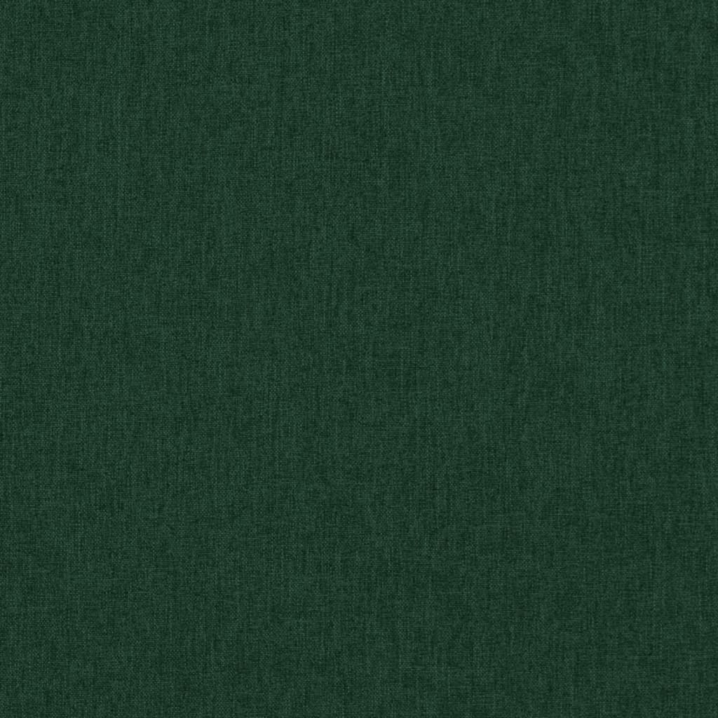 vidaXL Taburet, verde închis, 45x29,5x35 cm, material textil vidaXL Taburet, verde închis, 45x29,5x35 cm, material textil