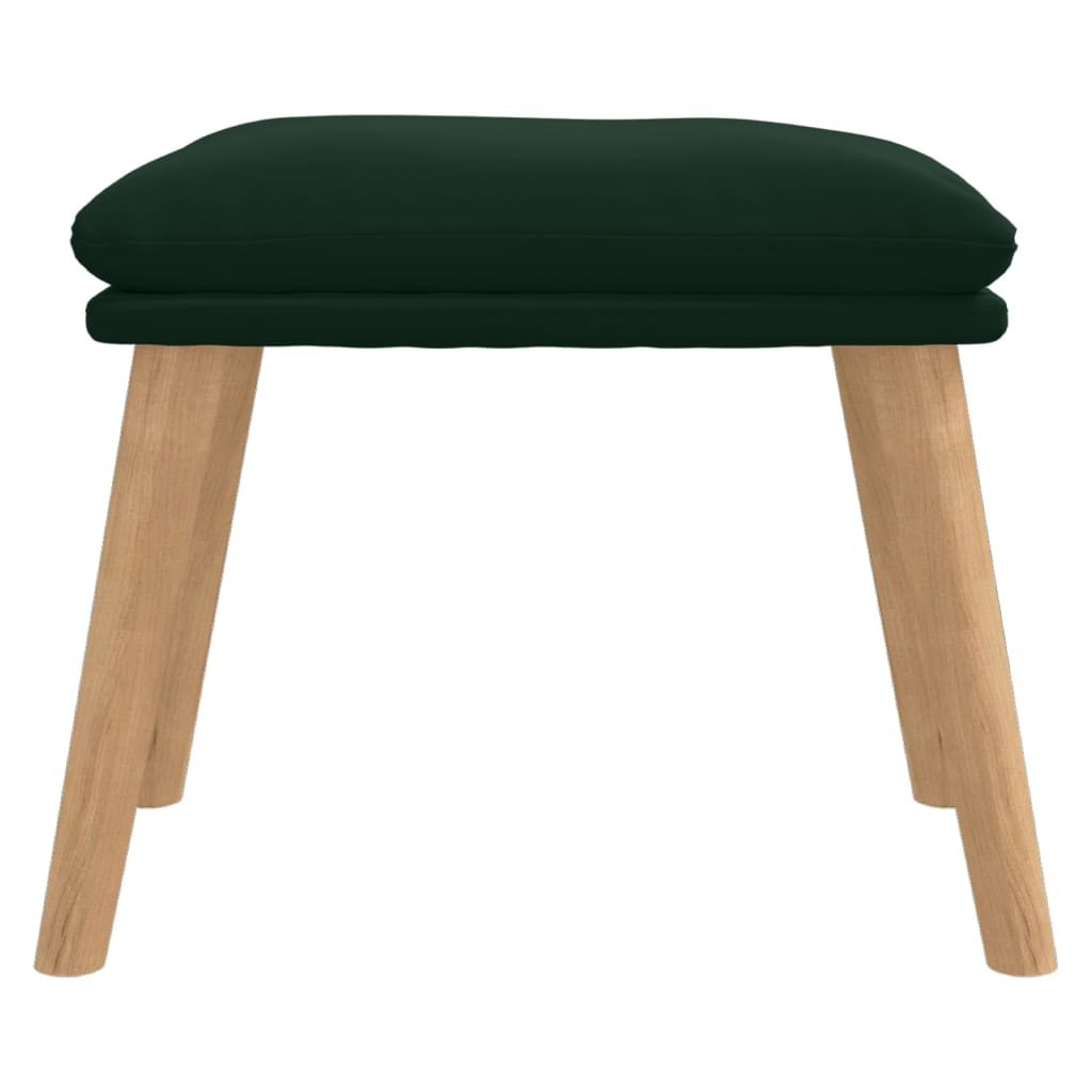 vidaXL Taburet, verde închis, 45x29,5x35 cm, catifea vidaXL Taburet, verde închis, 45x29,5x35 cm, catifea
