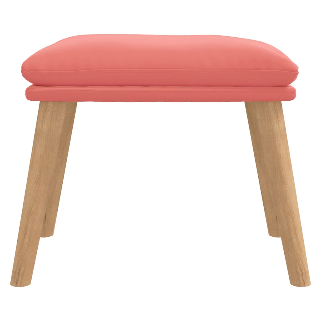 vidaXL Taburet, roz, 45x29,5x35 cm, catifea vidaXL Taburet, roz, 45x29,5x35 cm, catifea