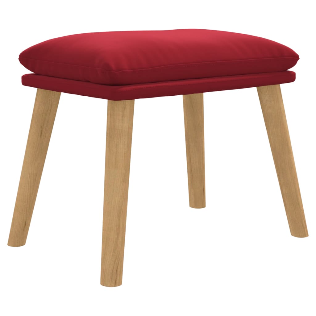 vidaXL Taburet, roșu vin, 45x29,5x35 cm, catifea vidaXL Taburet, roșu vin, 45x29,5x35 cm, catifea