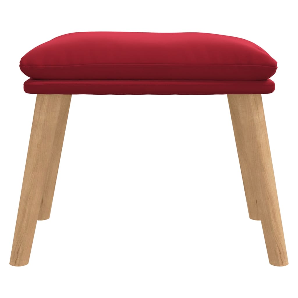 vidaXL Taburet, roșu vin, 45x29,5x35 cm, catifea vidaXL Taburet, roșu vin, 45x29,5x35 cm, catifea