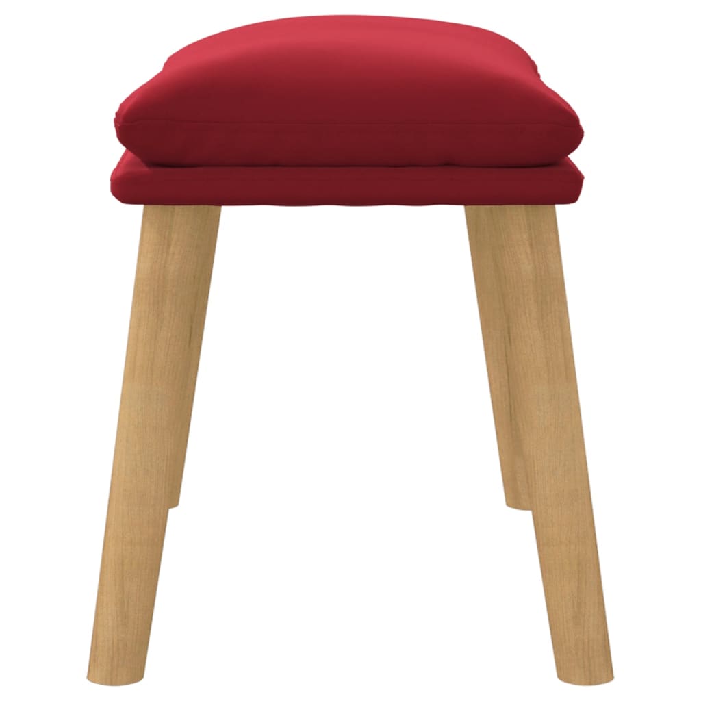vidaXL Taburet, roșu vin, 45x29,5x35 cm, catifea vidaXL Taburet, roșu vin, 45x29,5x35 cm, catifea
