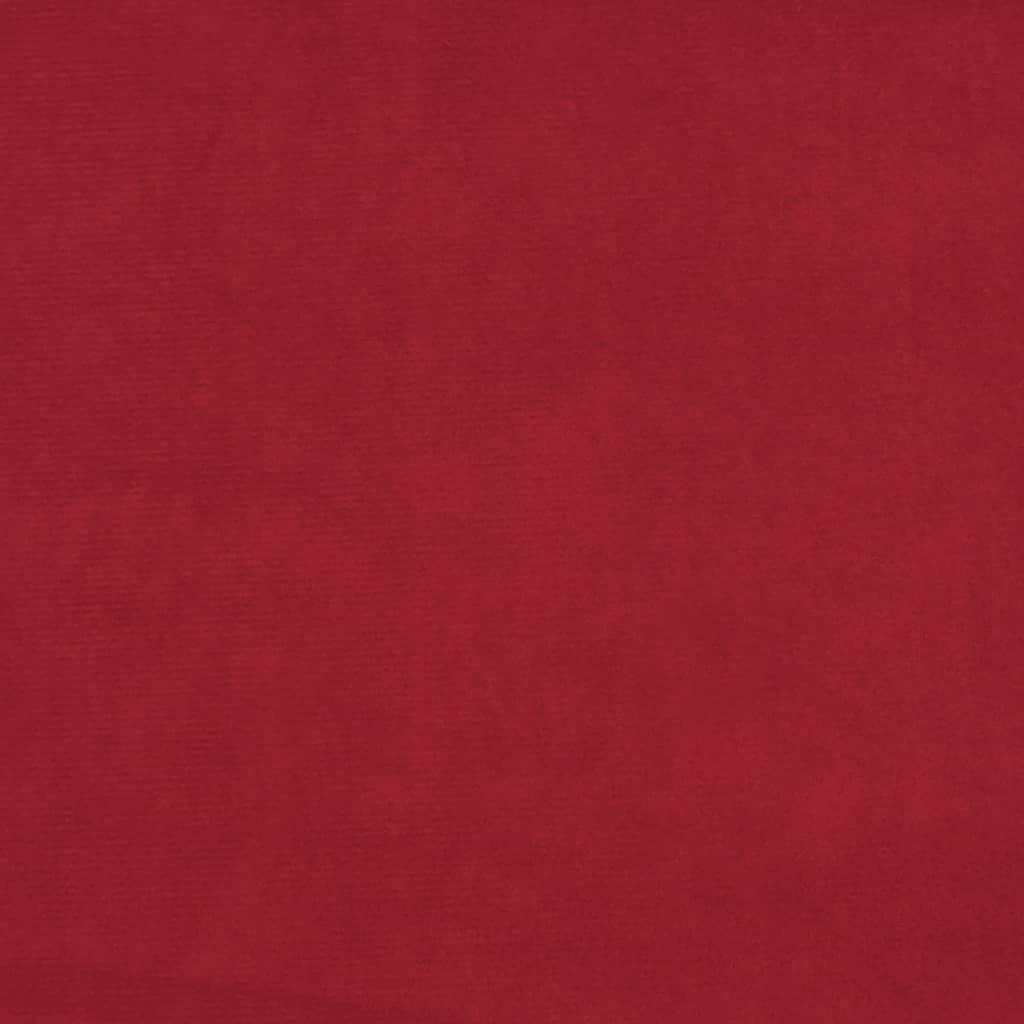 vidaXL Taburet, roșu vin, 45x29,5x35 cm, catifea vidaXL Taburet, roșu vin, 45x29,5x35 cm, catifea