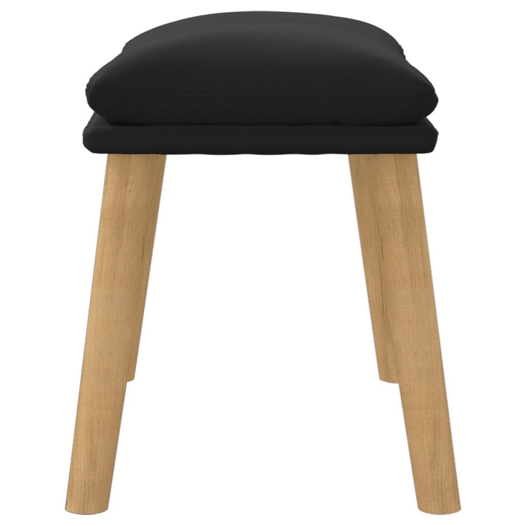vidaXL Taburet, negru, 45x29,5x35 cm, catifea vidaXL Taburet, negru, 45x29,5x35 cm, catifea