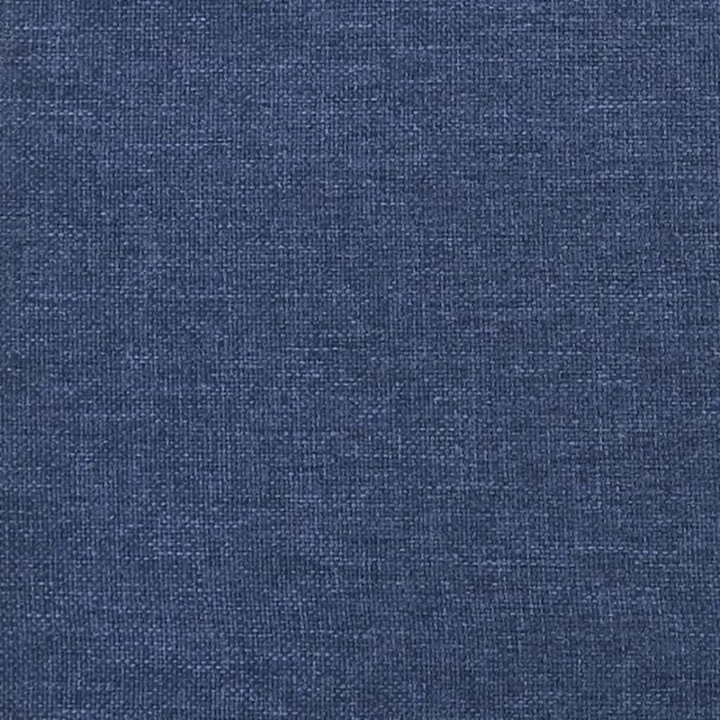 vidaXL Taburet, albastru, 45x29,5x35 cm, material textil și piele eco vidaXL Taburet, albastru, 45x29,5x35 cm, material textil și piele eco