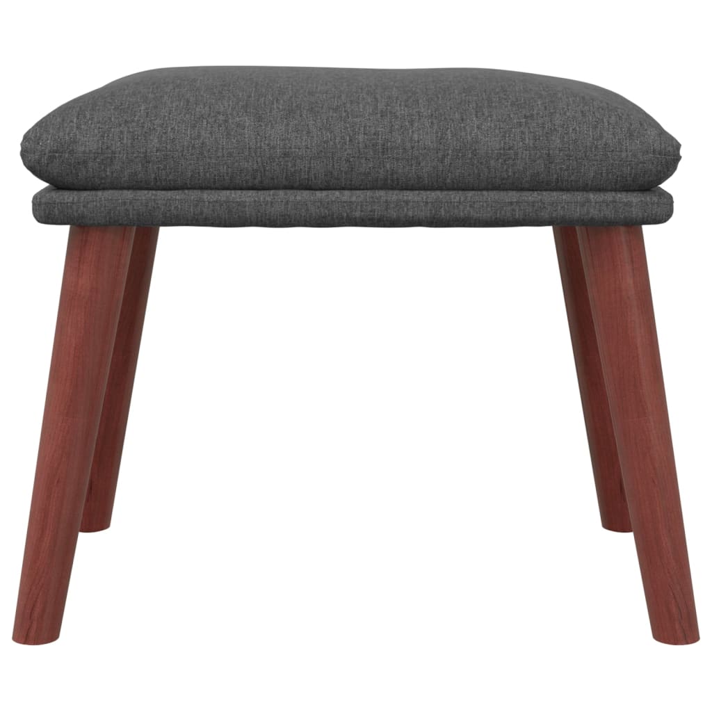 vidaXL Taburet, gri închis, 45x29,5x35 cm, material textil vidaXL Taburet, gri închis, 45x29,5x35 cm, material textil