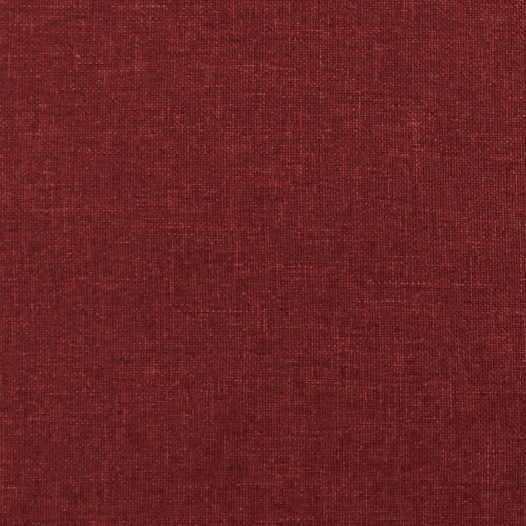 vidaXL Taburet, roșu vin, 45x29,5x35 cm, material textil vidaXL Taburet, roșu vin, 45x29,5x35 cm, material textil