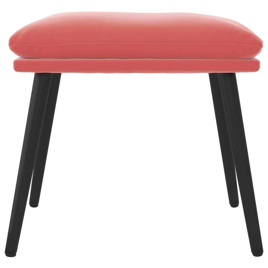 vidaXL Taburet, roz, 45x29,5x35 cm, catifea vidaXL Taburet, roz, 45x29,5x35 cm, catifea