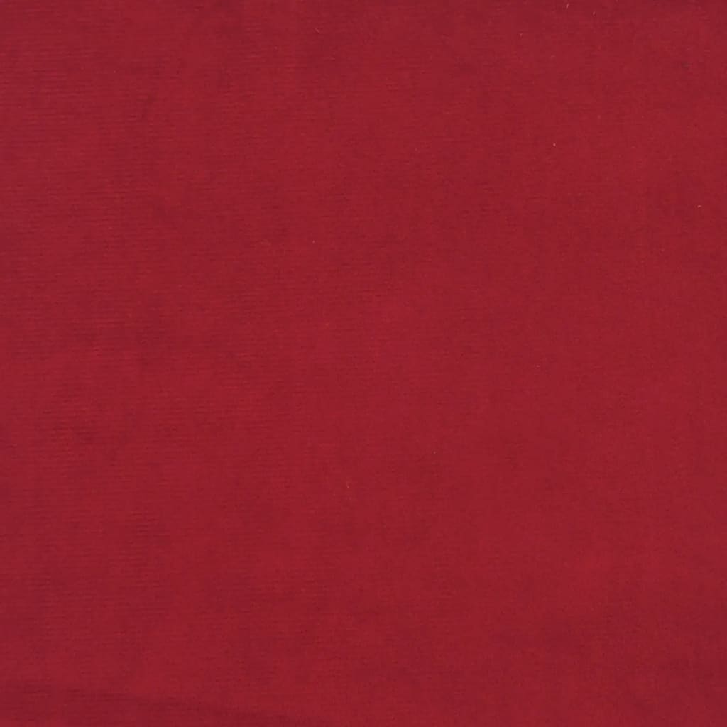 vidaXL Taburet, roșu vin, 45x29,5x35 cm, catifea vidaXL Taburet, roșu vin, 45x29,5x35 cm, catifea