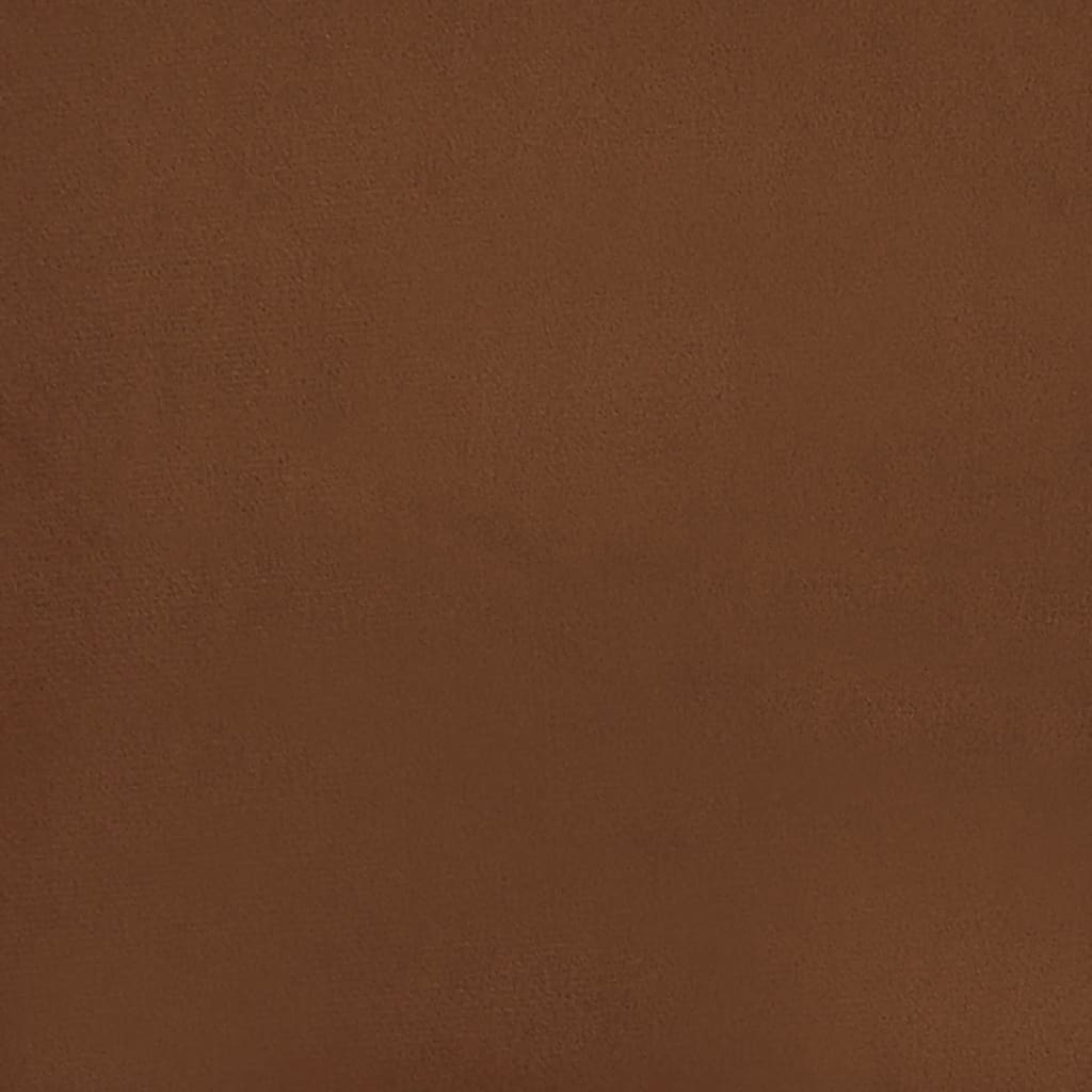 vidaXL Taburet, maro, 60x60x35 cm, microfibră vidaXL Taburet, maro, 60x60x35 cm, microfibră