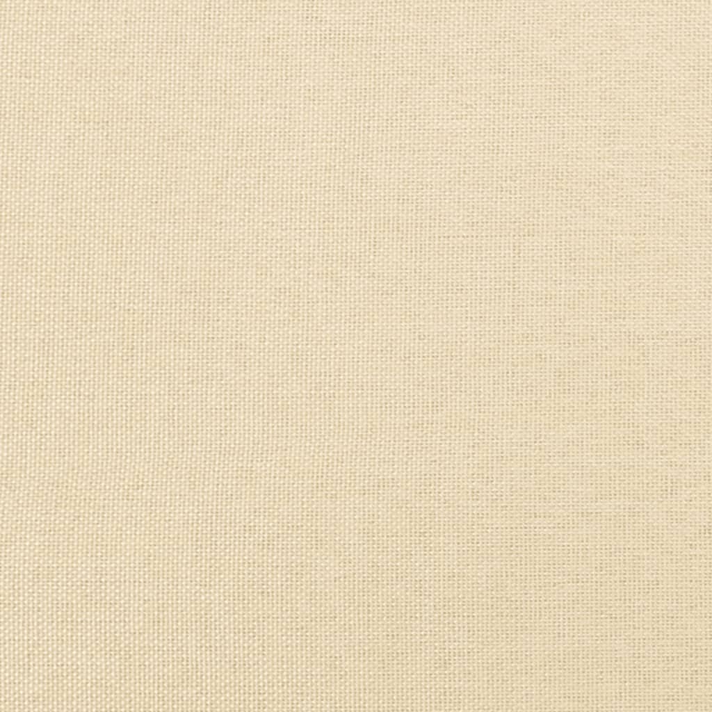 vidaXL Taburet, crem, 60x60x36 cm, material textil vidaXL Taburet, crem, 60x60x36 cm, material textil