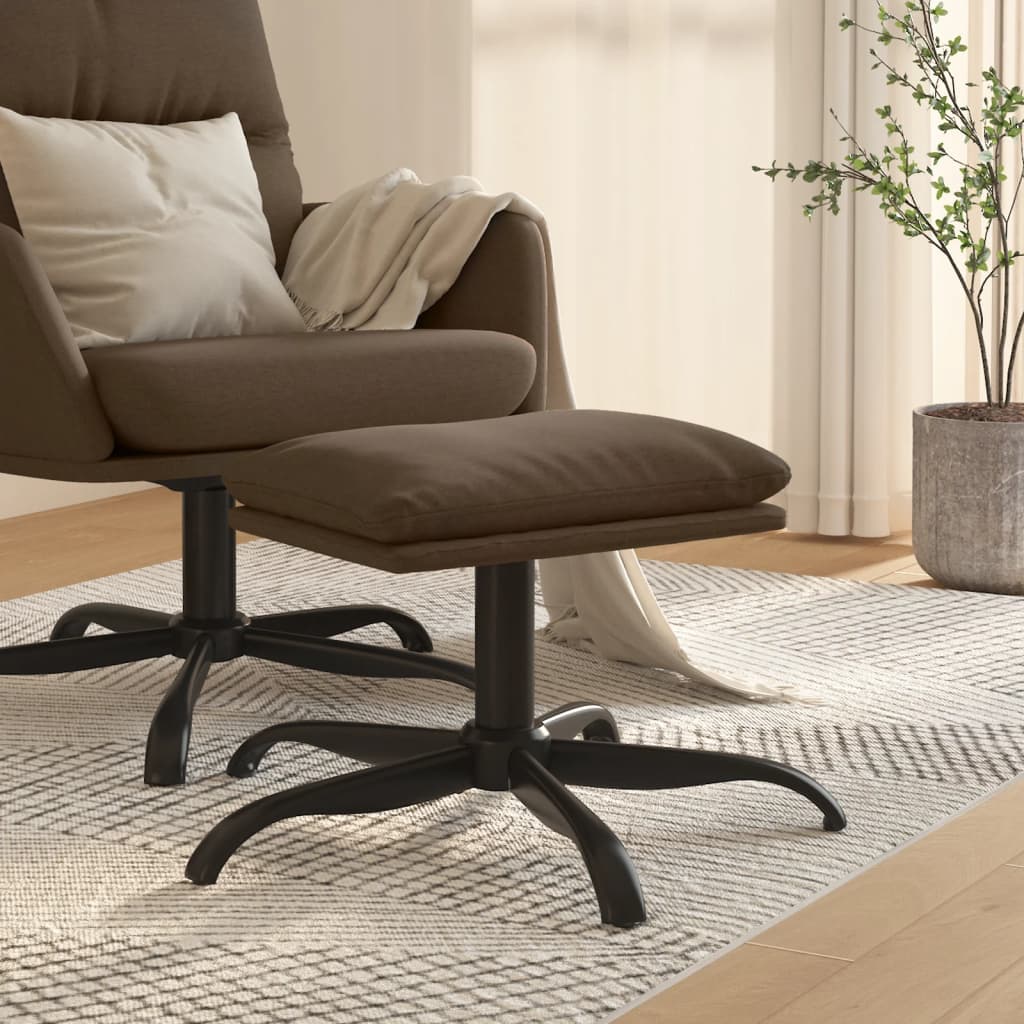 vidaXL Taburet, maro, 60x60x36 cm, material textil vidaXL Taburet, maro, 60x60x36 cm, material textil