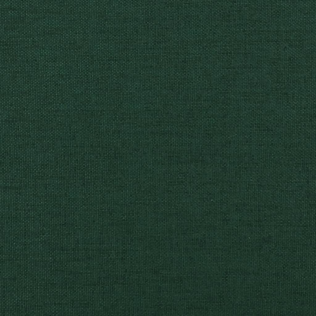 vidaXL Taburet, verde închis, 60x60x36 cm, material textil vidaXL Taburet, verde închis, 60x60x36 cm, material textil